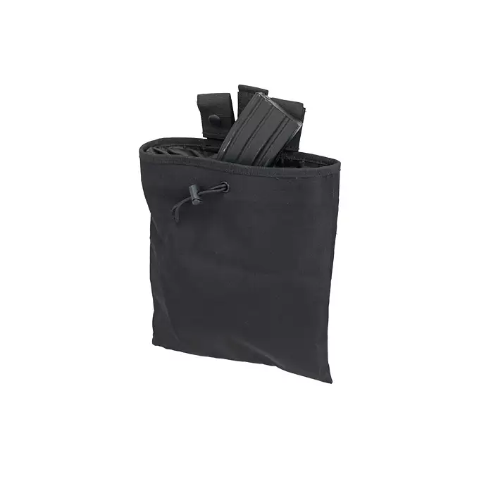 [Zestaw] Bojowy pas biodrowy MOLLE (XL) - Black [8FIELDS] + Torba zrzutowa na magazynki - BLACK [8FIELDS]