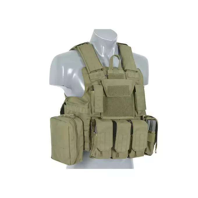 Combat Modular Armor System Replica - olive [8FIELDS]