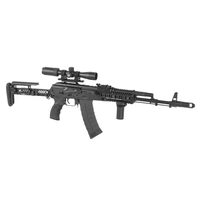 [Zestaw] EC-909 replika samopowtarzalnego karabinu precyzyjnego - Black [E&amp;C] + Luneta karabinowa Matiz 2-7x32 [Vector Optics]
