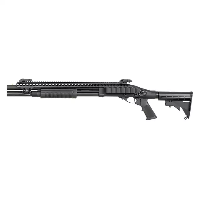 M8874 Shotgun (Green Gas Powered) - Black [Golden Eagle]