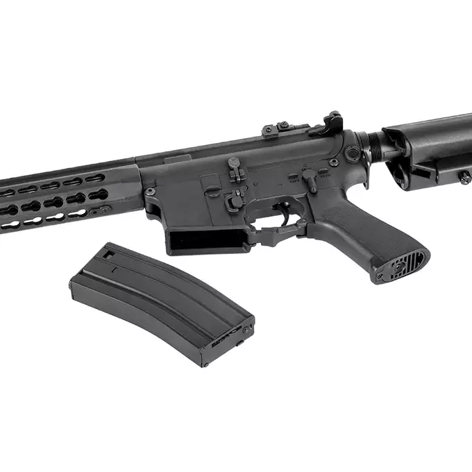 [Zestaw] CM.621 Mosfet Edition - Black [CYMA] + Magazynek Mid-Cap na 160 kulek do M4/AR15 [Fuxing]