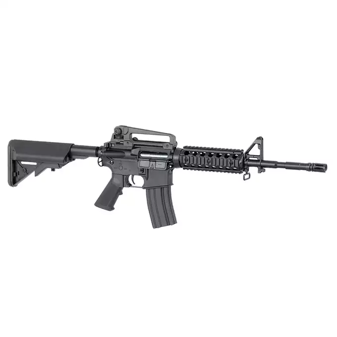 [Zestaw] CM.607 US Army M4 RIS carbine nylon replica - Black [CYMA] + Magazynek Mid-Cap na 160 kulek do M4/AR15 [Fuxing]