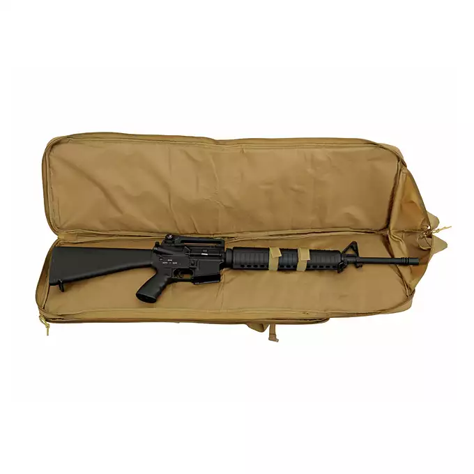 [Zestaw] Replika karabinka AR15 MC6591M GBB [Golden Eagle] + Pokrowiec na broń do długości 96cm - TAN [8FIELDS]