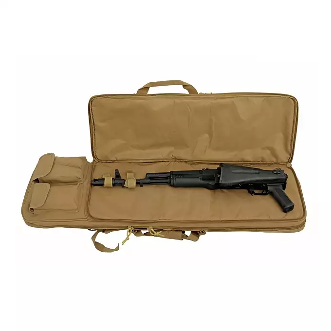 [Zestaw] Karabinek MC6595M (Zasilany Green Gazem) - Tan [Golden Eagle] + Pokrowiec na broń do długości 96cm - TAN [8FIELDS]
