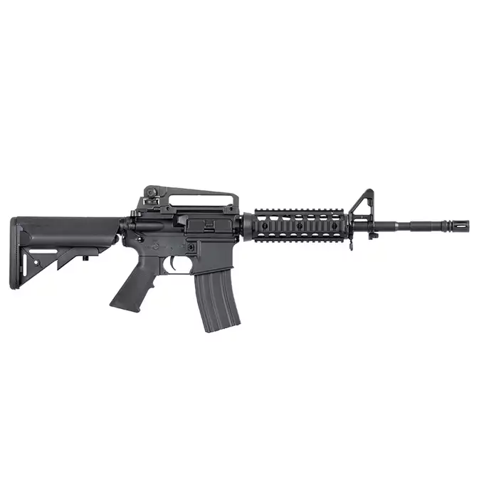 [Zestaw] CM.607 US Army M4 RIS carbine nylon replica - Black [CYMA] + Magazynek Mid-Cap na 160 kulek do M4/AR15 [Fuxing]