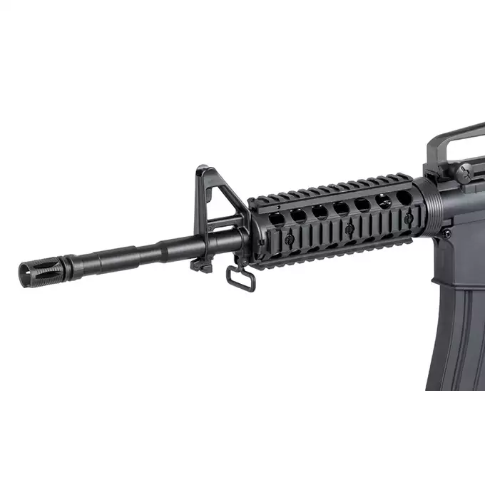 [Zestaw] CM.607 US Army M4 RIS carbine nylon replica - Black [CYMA] + Magazynek Mid-Cap na 160 kulek do M4/AR15 [Fuxing]