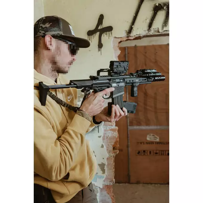 [Zestaw] Replika karabinka Noveske N4 Ghetto Blaster 10.5" MWS Gen 3 GBBr - Sniper Grey [EMG] + Standard Performance Green Gas 500ml [Nimrod]