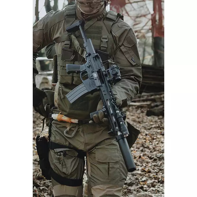 [Zestaw] Replika karabinka Noveske N4 Ghetto Blaster 10.5" MWS Gen3 GBBR - Black [EMG] + Standard Performance Green Gas 500ml [Nimrod]