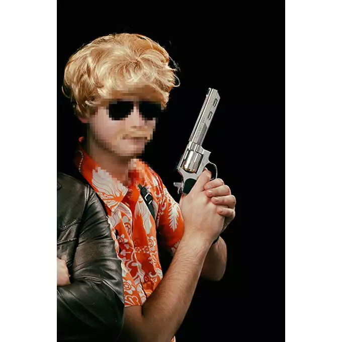 [Zestaw] Rewolwer HG-133C (Green Gas Powered) [HFC] + Light Performance Blue Gas [Nimrod]