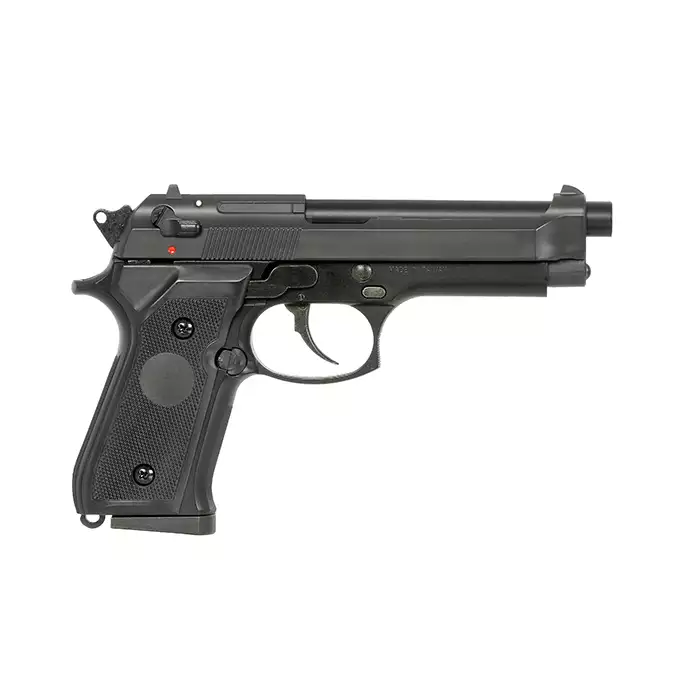 [Zestaw] ST92F Non-Blowback Airsoft Gas Pistol - Black [STTi] + Light Performance Blue Gas [Nimrod]