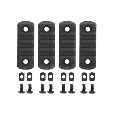 4-PC MLOCK Polymer Rail Kit - Black [TMC]