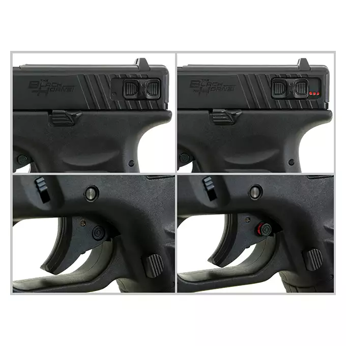 Black Hornet FULL AUTO CO2 Pistol [APS]