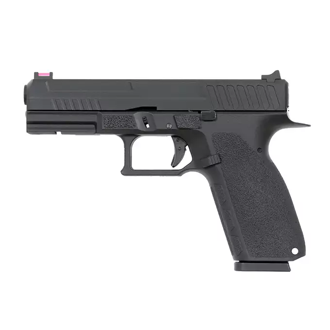 [Set] KP-13 CO2/GREEN GAS - Black [KJW] + Per-Fit Holster for more than 80 handgun models - Black [Amomax]