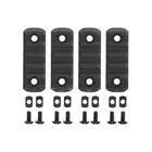 4-PC MLOCK Polymer Rail Kit - Black [TMC]