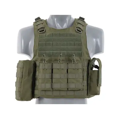 Lightweight AAV FSBE Assault Vest System V2 - OLIVE [8FIELDS]