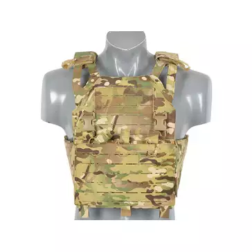 Laser-Cut “Buckle Up" Operator Plate Carrier with AR/AK Magazine Pouch — Multicamo [8Fields]