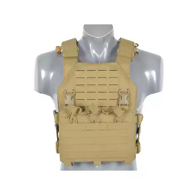 Kamizelka Assault Plate Carrier Laser-Cut Buckle Up z ładownicą na magazynki AR/AK - Coyote [8Fields]