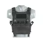 Laser-Cut “Buckle Up" Recon Plate Carrier with AR/AK Magazine Pouch — Black [8Fields]
