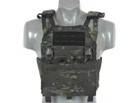 Laser-Cut “Buckle Up" Operator Plate Carrier with AR15/AK Magazine Pouch — MB [8Fields]