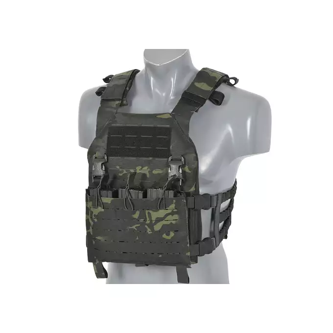 Laser-Cut “Buckle Up" Assault Plate Carrier with AR/AK Magazine Pouch — MB [8Fields]