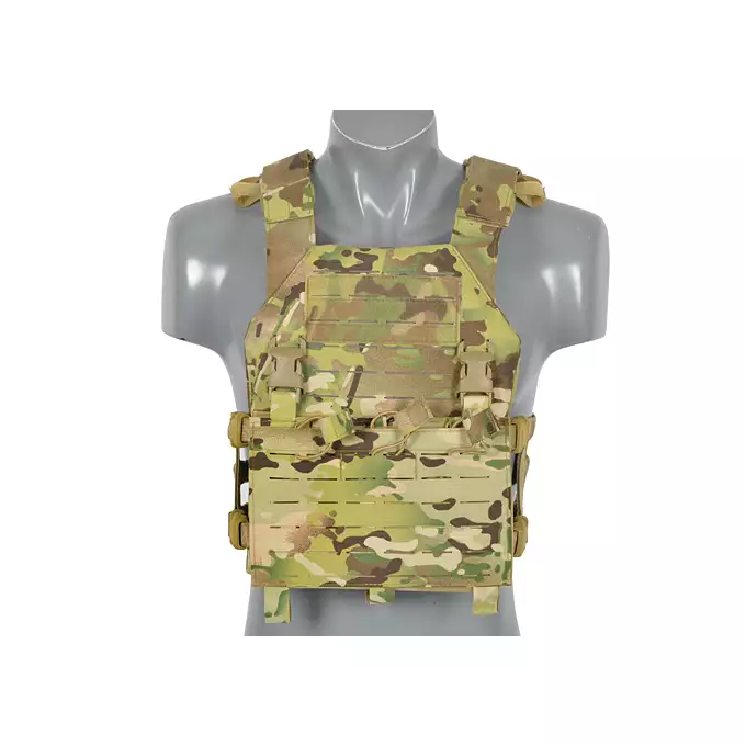 Kamizelka Assault Plate Carrier Laser-Cut Buckle Up z ładownicą na magazynki AR/AK - Multicamo [8Fields]