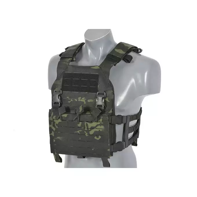 Laser-Cut “Buckle Up" Assault Plate Carrier with AR/AK Magazine Pouch — MB [8Fields]