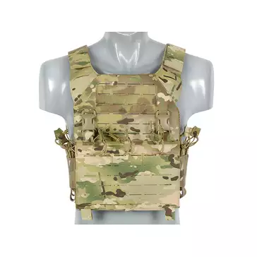 Laser-Cut “Buckle Up" Recon Plate Carrier with AR/AK Magazine Pouch — Multicamo [8Fields]