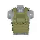 Kamizelka Assault Plate Carrier Laser-Cut, Buckle-Up z ładownicą na magazynki AR15/AK - Olive [8Fields]