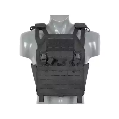 Kamizelka Operator Plate Carrier Laser-Cut Buckle Up z ładownicą na magazynki AR/AK - Czarna [8Fields]