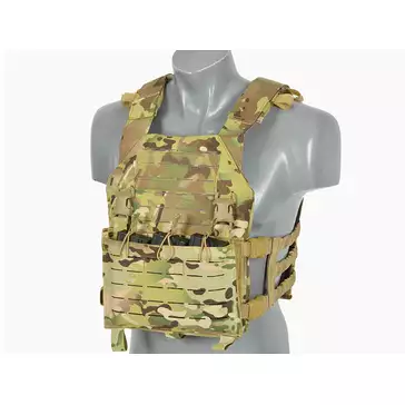 Laser-Cut “Buckle Up" Assault Plate Carrier with AR/AK Magazine Pouch — Multicamo [8Fields]