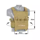 Laser-Cut “Buckle Up" Recon Plate Carrier with AR/AK Magazine Pouch — COYOTE [8Fields]