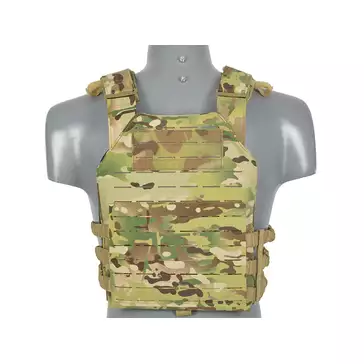 Laser-Cut “Buckle Up" Assault Plate Carrier with AR/AK Magazine Pouch — Multicamo [8Fields]