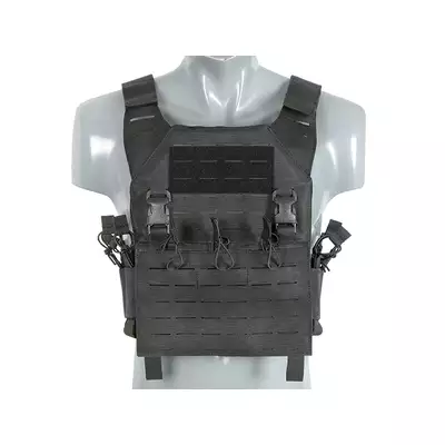 Laser-Cut “Buckle Up" Recon Plate Carrier with AR/AK Magazine Pouch — Black [8Fields]