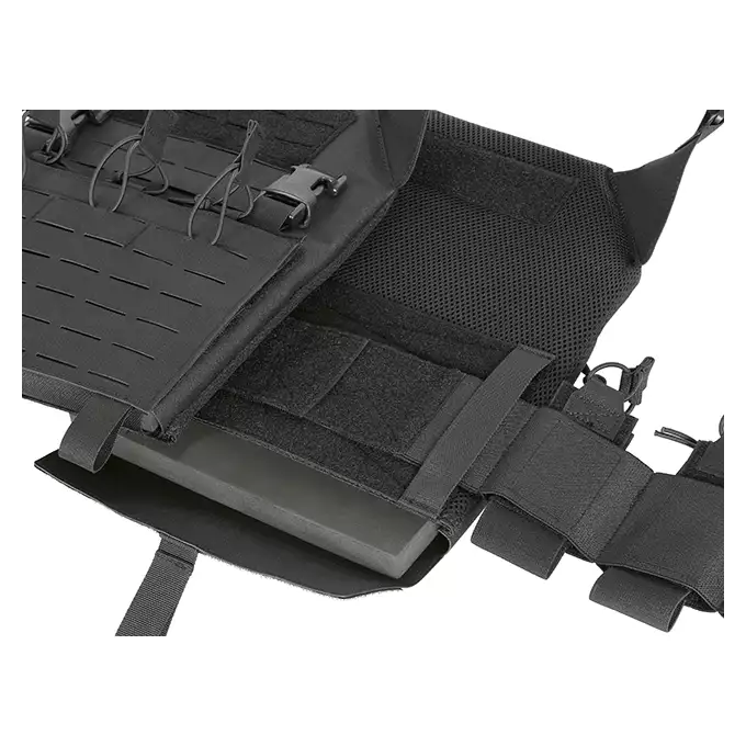 Laser-Cut “Buckle Up" Recon Plate Carrier with AR/AK Magazine Pouch — Black [8Fields]