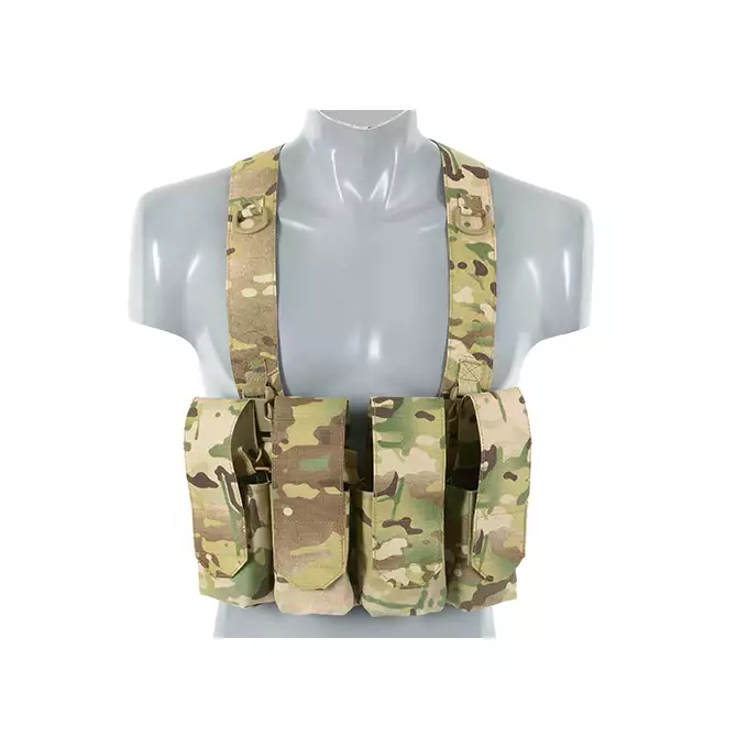 Kamizelka Chest-rig Laser-Cut z ładownicami AR/AK - Multicamo [8Fields]