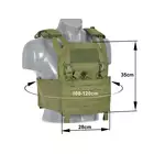 Laser-Cut “Buckle Up" Operator Plate Carrier with AR/AK Magazine Pouch — Olive [8Fields]