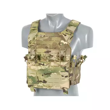 Laser-Cut “Buckle Up" Recon Plate Carrier with AR/AK Magazine Pouch — Multicamo [8Fields]