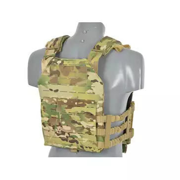 Laser-Cut “Buckle Up" Assault Plate Carrier with AR/AK Magazine Pouch — Multicamo [8Fields]