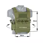 Laser-Cut “Buckle Up" Recon Plate Carrier with AR/AK Magazine Pouch — Olive [8Fields]