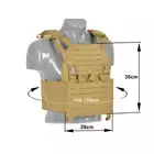 Laser-Cut “Buckle Up" Operator Plate Carrier with AR/AK Magazine Pouch — Coyote [8Fields]