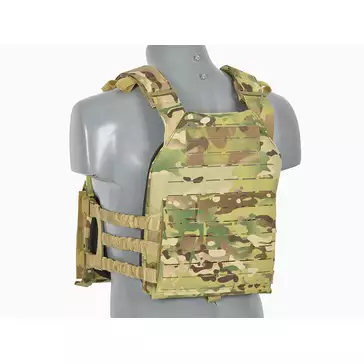 Laser-Cut “Buckle Up" Assault Plate Carrier with AR/AK Magazine Pouch — Multicamo [8Fields]
