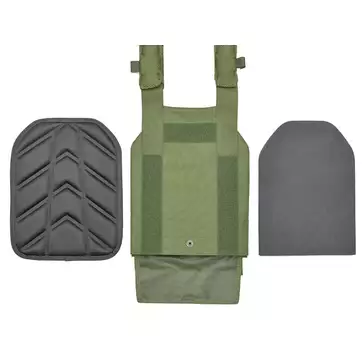 Laser-Cut “Buckle Up" Operator Plate Carrier with AR/AK Magazine Pouch — Multicamo [8Fields]