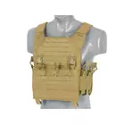 Laser-Cut “Buckle Up" Recon Plate Carrier with AR/AK Magazine Pouch — COYOTE [8Fields]