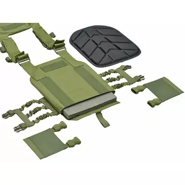 Laser-Cut “Buckle Up" Assault Plate Carrier with AR/AK Magazine Pouch — Multicamo [8Fields]