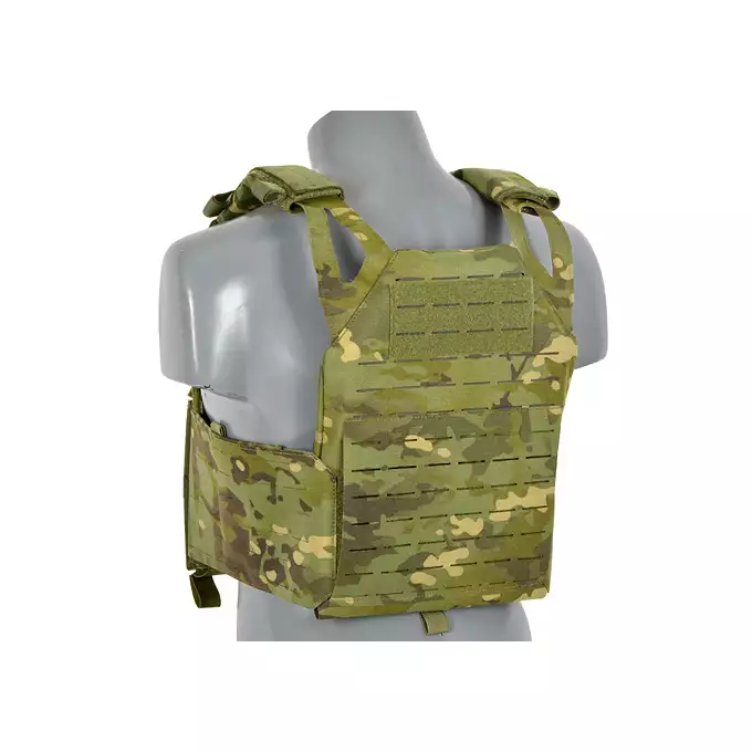 Laser-Cut “Buckle Up" Operator Plate Carrier with AR/AK Magazine Pouch — MT [8Fields]
