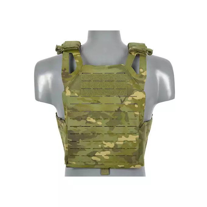 Laser-Cut “Buckle Up" Operator Plate Carrier with AR/AK Magazine Pouch — MT [8Fields]