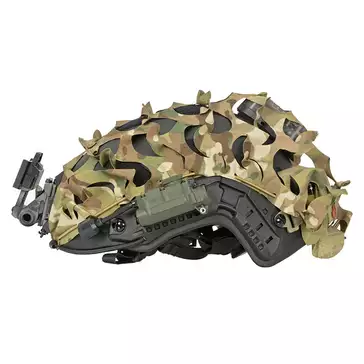 3D Laser-Cut Camouflage Cover for High-Cut Helmet - Multicamo [8Fields]
