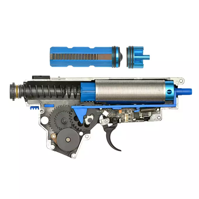 [Zestaw] Replika Strike Industries AK-TRAX Eshooter ETU - Black [EMG] + Maverick-II Plus 1x22 SOL Solar Power Red Dot Sight - black [Vector Optics]