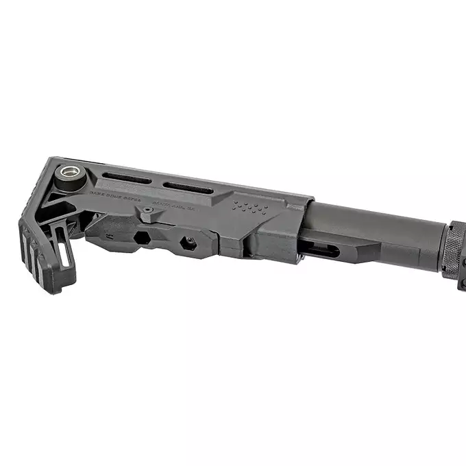 [Zestaw] Replika Strike Industries AK-TRAX CQB - Black + Eshooter [EMG] + Maverick-II Plus 1x22 SOL Solar Power Red Dot Sight - black [Vector Optics]