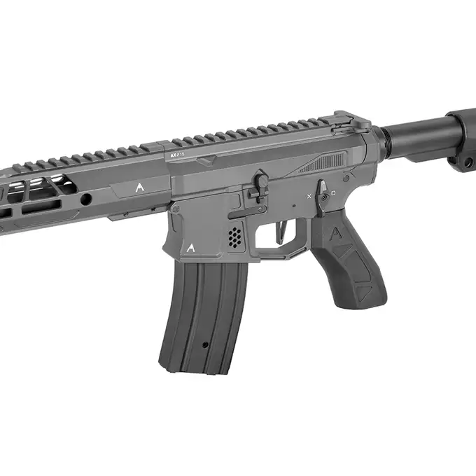 [Zestaw] Replika karabinka M920A Aeroknox  AX//15 ETU Wireless GREY [DE] + Pokrowiec podwójny na broń 103cm - Tan [8FIELDS]